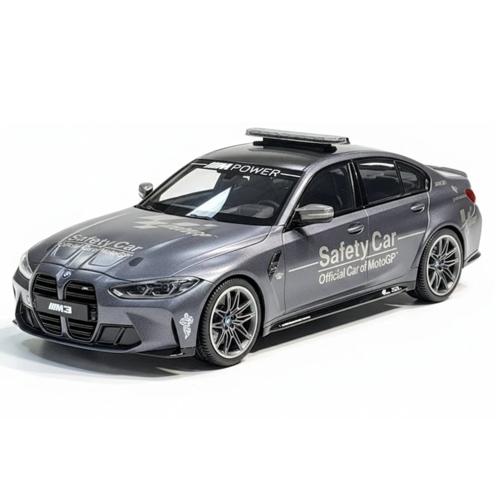 [Minichamps] 1:18 BMW 2021 M4 G82 Gray Safety Model Car Die-Cast