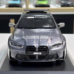 [Minichamps] 1:18 BMW 2021 M4 G82 gris Safety voiture miniature Die-Cast