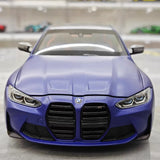 [Minichamps] 1:18 BMW 2021 M4 G82 Blue Model Car Die-Cast