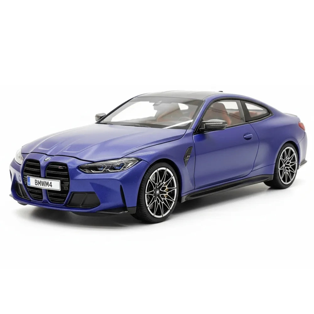 [Minichamps] 1:18 BMW 2021 M4 G82 Blue Model Car Die-Cast