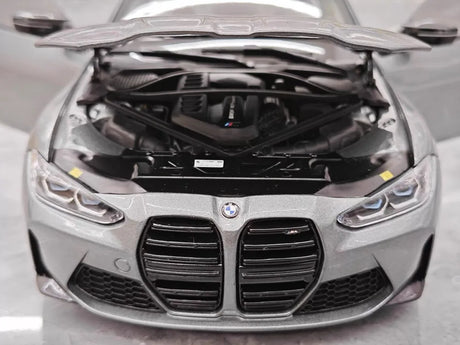 [Minichamps] 1:18 BMW 2021 M4 G82 Gray Model Car Die-Cast