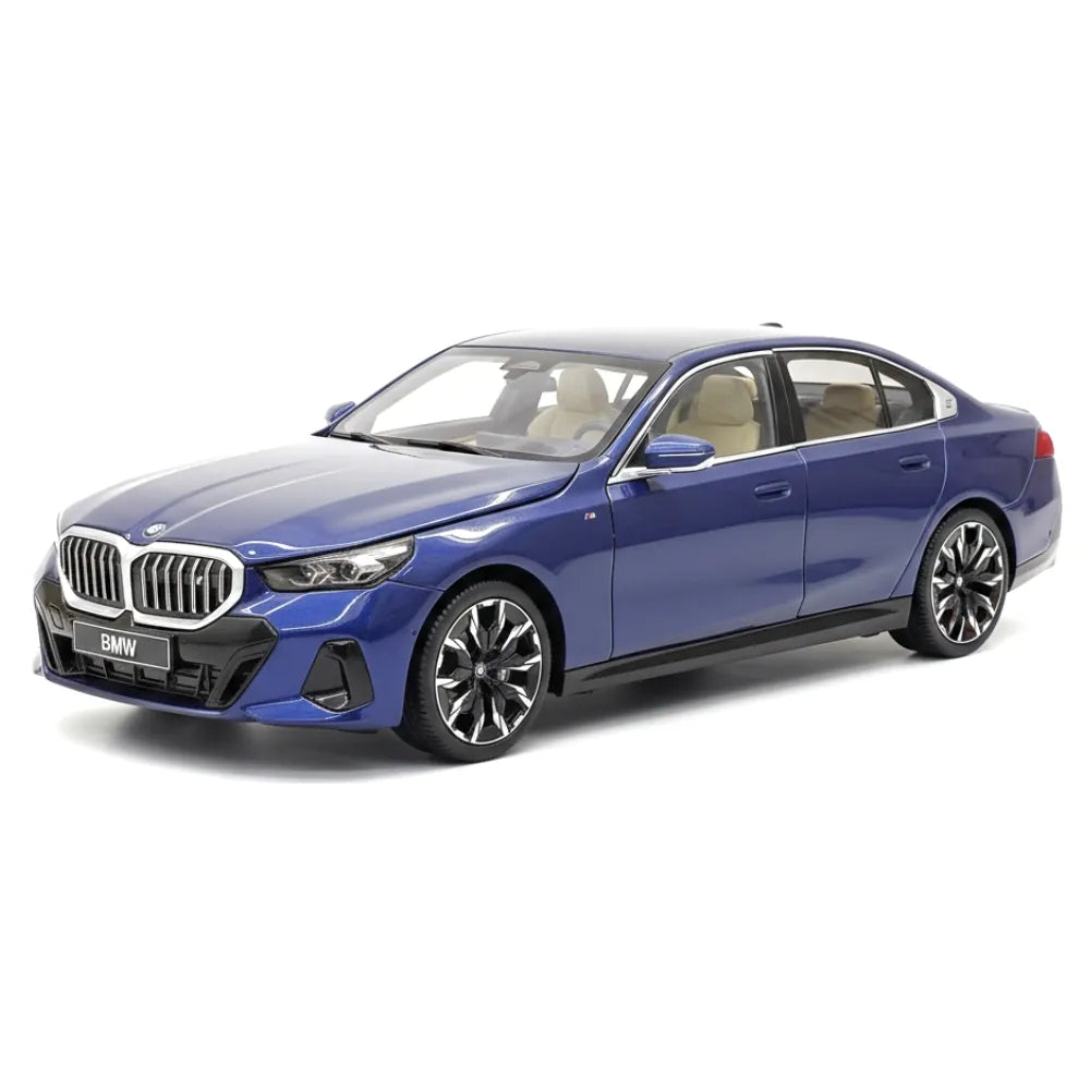 [Minichamps] 1:18 BMW 2023 i5 M60 bleu voiture miniature Die-Cast