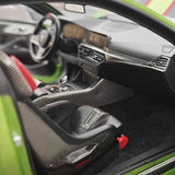 [Minichamps] 1:18 BMW 2023 M4 CSL verde modellino di auto resina