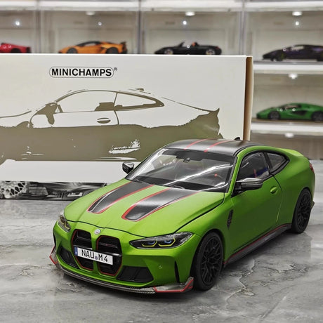 [Minichamps] 1:18 BMW 2023 M4 CSL Green Model Car Resin