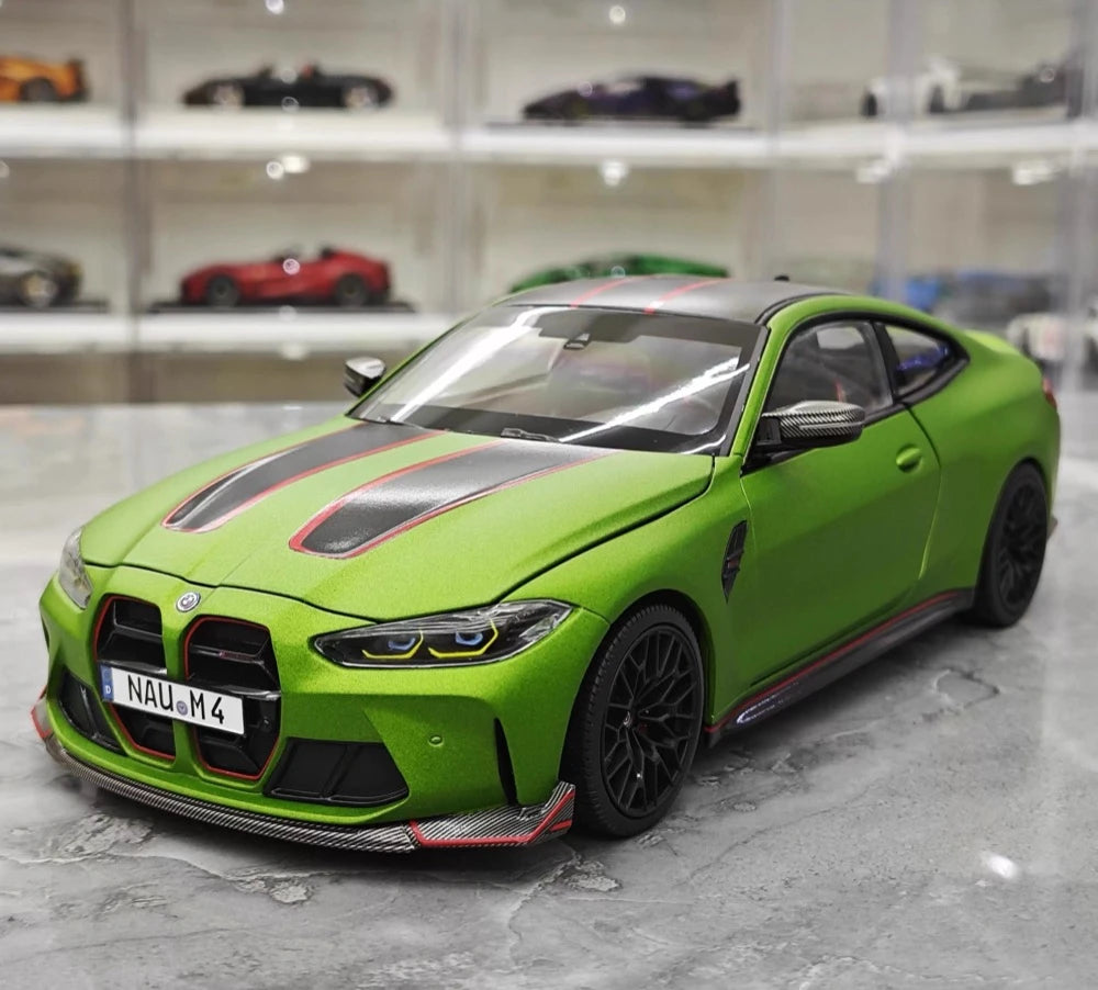 [Minichamps] 1:18 BMW 2023 M4 CSL Green Model Car Resin