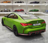 [Minichamps] 1:18 BMW 2023 M4 CSL verde modellino di auto resina