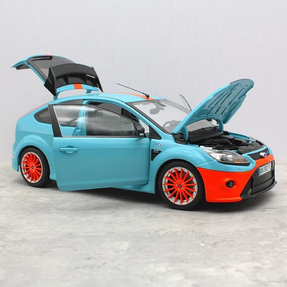 [Minichamps] 1:18 Ford 2010 Focus RS Gulf modellino di auto Die-Cast