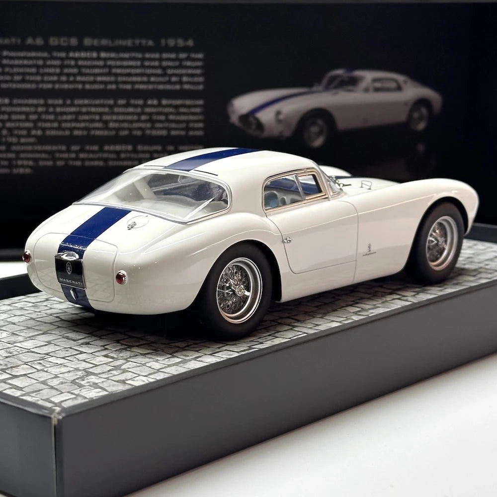 [Minichamps] 1:18 Maserati 1953 A6GCS White Model Car Resin