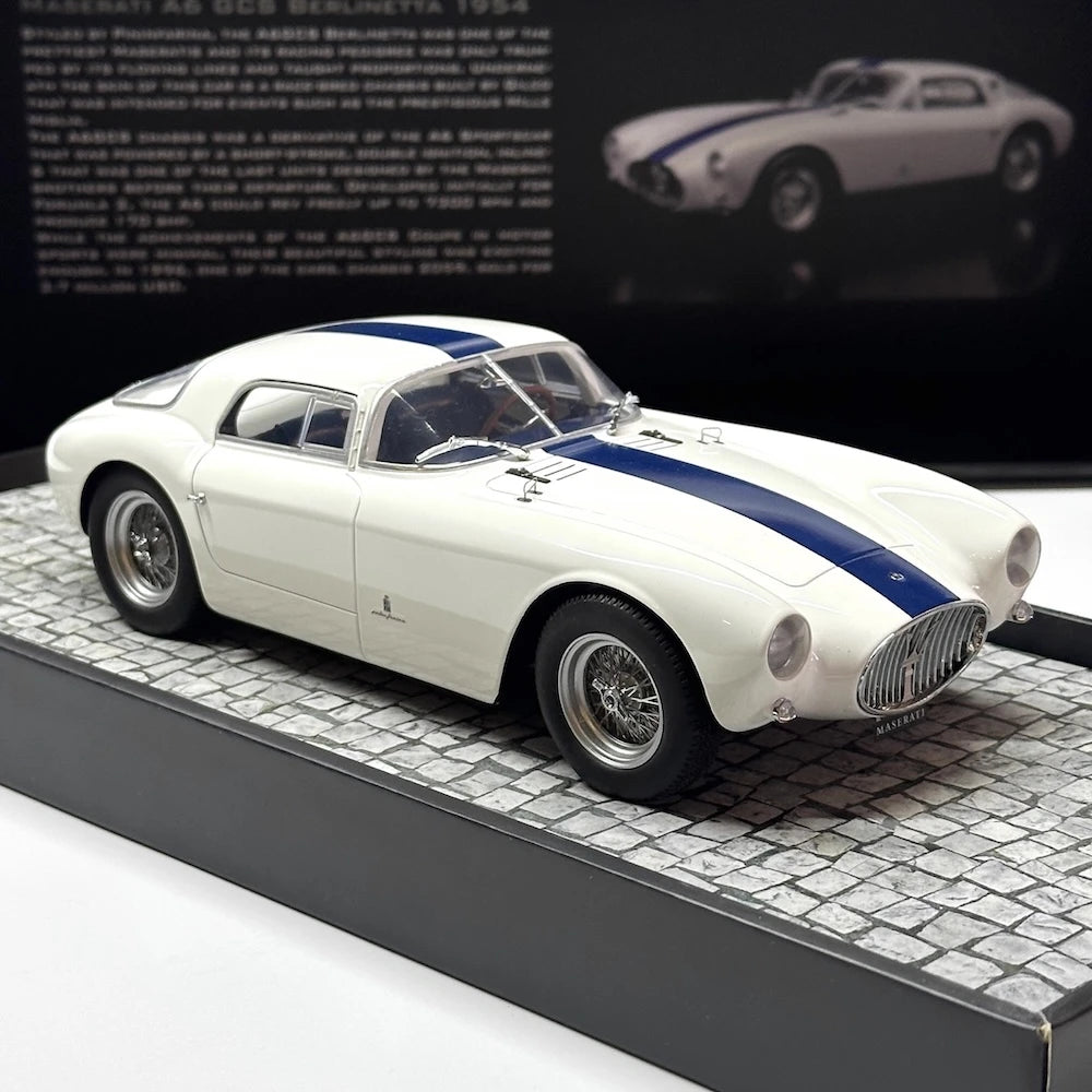 [Minichamps] 1:18 Maserati 1953 A6GCS White Model Car Resin