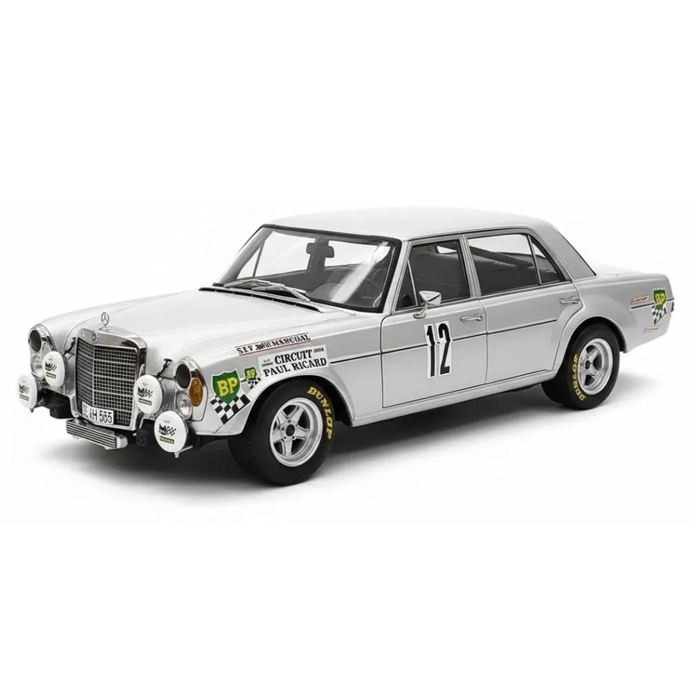 [Minichamps] 1:18 Mercedes-Benz 1971 300 SEL 6.8 AMG No.12 modellino di auto Die-Cast