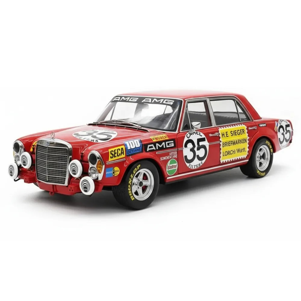 [Minichamps] 1:18 Mercedes-Benz 1971 300 SEL 6.8 AMG No.35 Model Car Die-Cast