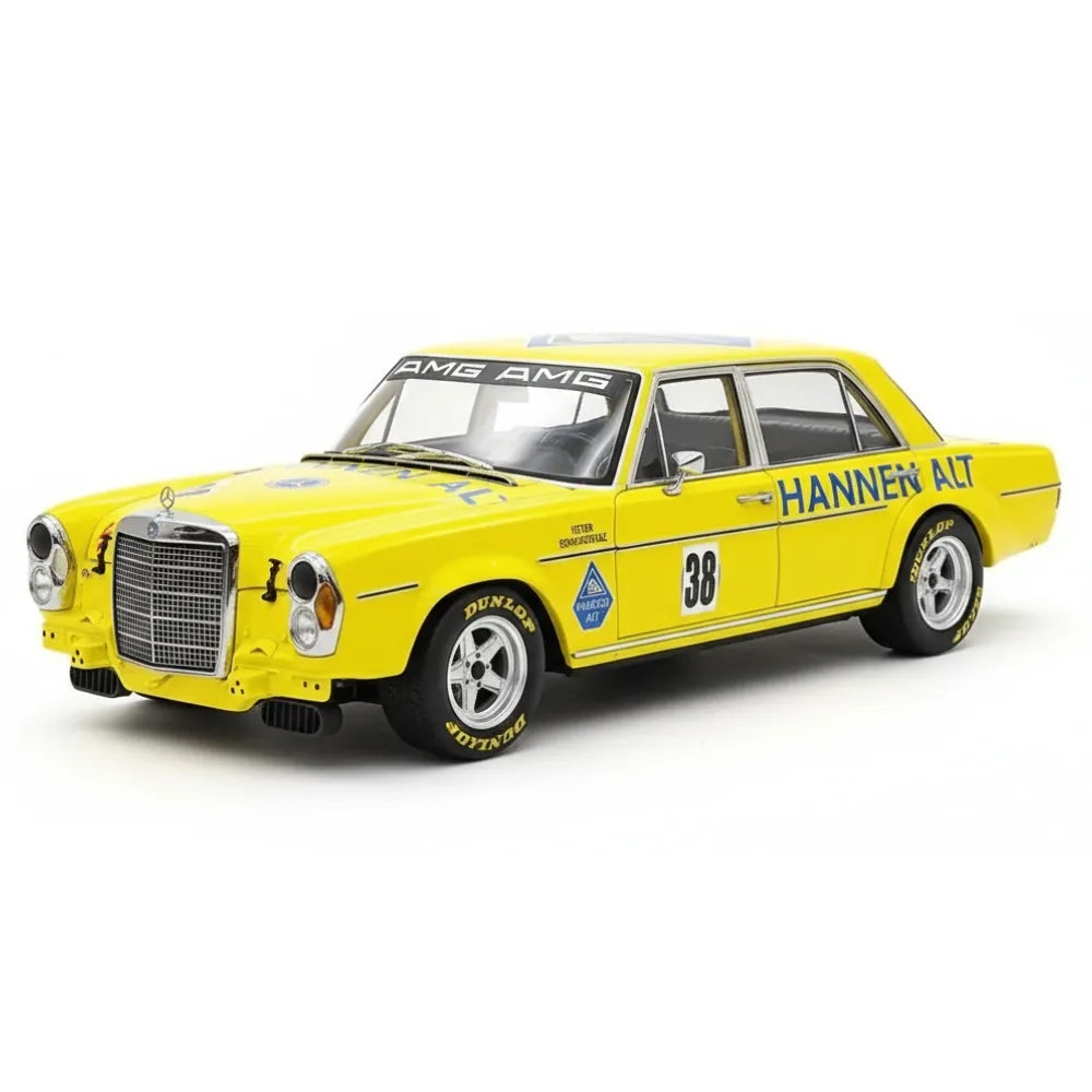 [Minichamps] 1:18 Mercedes-Benz 1971 300 SEL 6.8 AMG No.38 Model Car Die-Cast