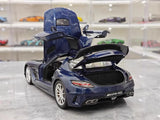 [Minichamps] 1:18 Mercedes-Benz 2013 SLS AMG Black Series GT Blue Model Car Die-Cast