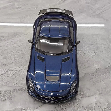 [Minichamps] 1:18 Mercedes-Benz 2013 SLS AMG Black Series GT Blue Model Car Die-Cast