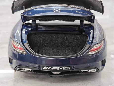 [Minichamps] 1:18 Mercedes-Benz 2013 SLS AMG Black Series GT Blue Model Car Die-Cast