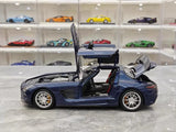 [Minichamps] 1:18 Mercedes-Benz 2013 SLS AMG Black Series GT Blue Model Car Die-Cast