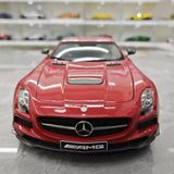 [Minichamps] 1:18 Mercedes-Benz 2013 SLS AMG ブラック Series GT レッド モデルカー Die-Cast