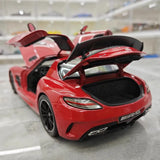 [Minichamps] 1:18 Mercedes-Benz 2013 SLS AMG ブラック Series GT レッド モデルカー Die-Cast