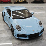 [Minichamps] 1:18 Porsche 2020 911 992 Turbo S Blue Model Car Die-Cast