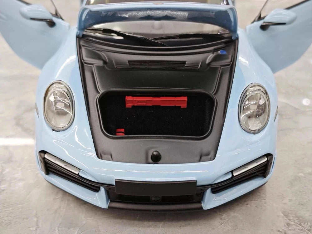 [Minichamps] 1:18 Porsche 2020 911 992 Turbo S Blue Model Car Die-Cast