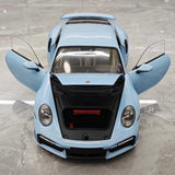 [Minichamps] 1:18 Porsche 2020 911 992 Turbo S Blue Model Car Die-Cast