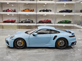 [Minichamps] 1:18 Porsche 2020 911 992 Turbo S Blue Model Car Die-Cast