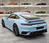 [Minichamps] 1:18 Porsche 2020 911 992 Turbo S Blue Model Car Die-Cast