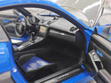 [Minichamps] 1:18 Porsche 2023 718 GT4 RS Blue Model Car Die-Cast
