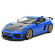 [Minichamps] 1:18 Porsche 2023 718 GT4 RS Blue Model Car Die-Cast