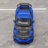 [Minichamps] 1:18 Porsche 2023 718 GT4 RS Blue Model Car Die-Cast