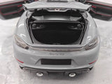 [Minichamps] 1:18 Porsche 2023 718 GT4 RS Roadster Gray Model Car Die-Cast