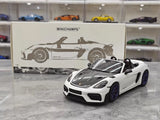 [Minichamps] 1:18 Porsche 2023 718 GT4 RS Roadster valkoinen pienoismalli Die-Cast