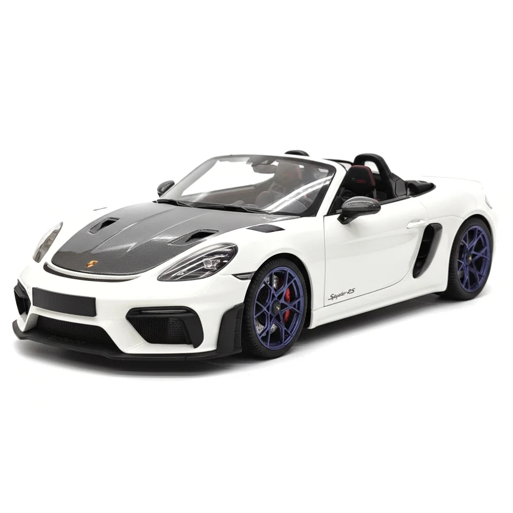 [Minichamps] 1:18 Porsche 2023 718 GT4 RS Roadster White Model Car Die-Cast