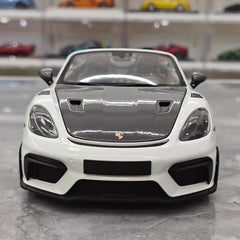[Minichamps] 1:18 Porsche 2023 718 GT4 RS Roadster White Model Car Die-Cast