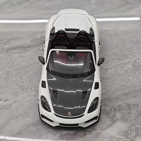 [Minichamps] 1:18 Porsche 2023 718 GT4 RS Roadster White Model Car Die-Cast