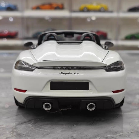 [Minichamps] 1:18 Porsche 2023 718 GT4 RS Roadster White Model Car Die-Cast