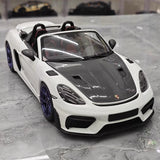 [Minichamps] 1:18 Porsche 2023 718 GT4 RS Roadster valkoinen pienoismalli Die-Cast