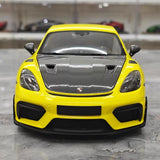 [Minichamps] 1:18 Porsche 2023 718 GT4 RS jaune voiture miniature Die-Cast