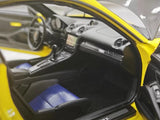 [Minichamps] 1:18 Porsche 2023 718 GT4 RS jaune voiture miniature Die-Cast