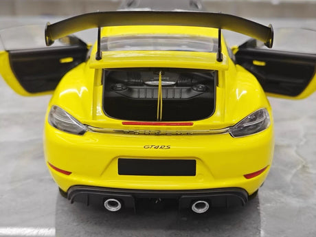 [Minichamps] 1:18 Porsche 2023 718 GT4 RS Yellow Model Car Die-Cast