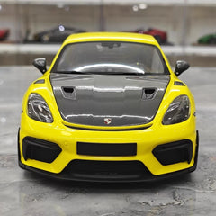 [Minichamps] 1:18 Porsche 2023 718 GT4 RS Yellow Model Car Die-Cast