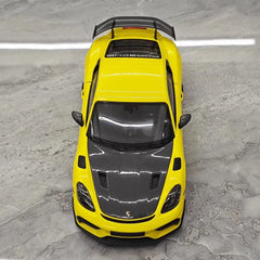 [Minichamps] 1:18 Porsche 2023 718 GT4 RS Yellow Model Car Die-Cast