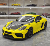 [Minichamps] 1:18 Porsche 2023 718 GT4 RS jaune voiture miniature Die-Cast