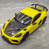 [Minichamps] 1:18 Porsche 2023 718 GT4 RS jaune voiture miniature Die-Cast