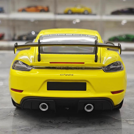 [Minichamps] 1:18 Porsche 2023 718 GT4 RS Yellow Model Car Die-Cast