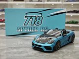[Minichamps] 1:18 Porsche 2023 718 Spyder RS Blue Model Car Die-Cast