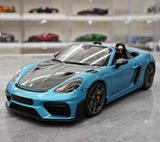 [Minichamps] 1:18 Porsche 2023 718 Spyder RS Blue Model Car Die-Cast