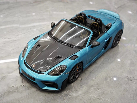 [Minichamps] 1:18 Porsche 2023 718 Spyder RS Blue Model Car Die-Cast