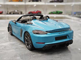 [Minichamps] 1:18 Porsche 2023 718 Spyder RS Blue Model Car Die-Cast