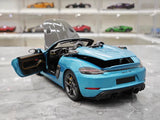 [Minichamps] 1:18 Porsche 2023 718 Spyder RS Blue Model Car Die-Cast